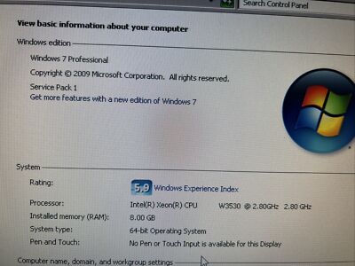 DELL PRECISION T3500 Xeon 2.8GHz Computer w/ 8GB RAM, No HDD, Quadro K420