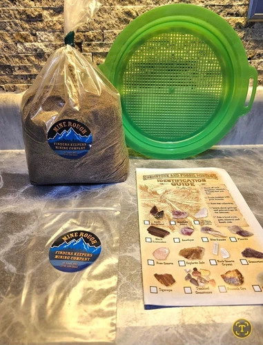 5 lb Gemstone Mine Rough / Pay Dirt Kit