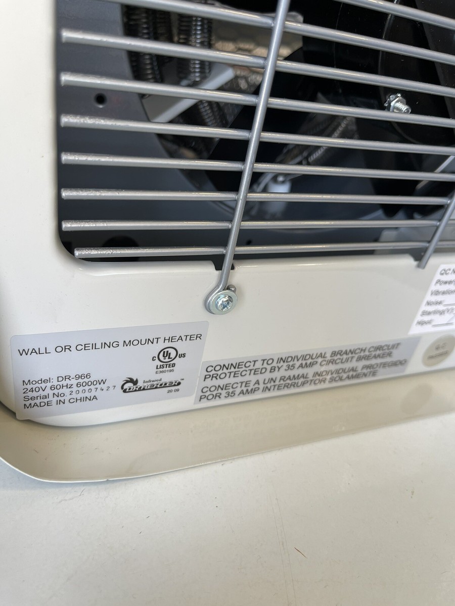 Dr. Heater DR966 240-volt Hardwired Shop or Home Garage Commercial Heater |  eBay