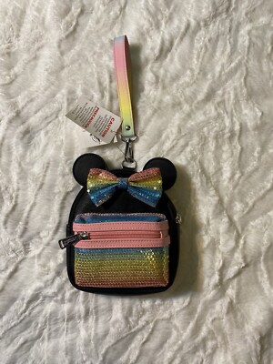 Loungefly Minnie pastel rainbow sequin backpack Limited Edition Exclusive - Minnie Mouse Pastel Sequin Mini  main image 4