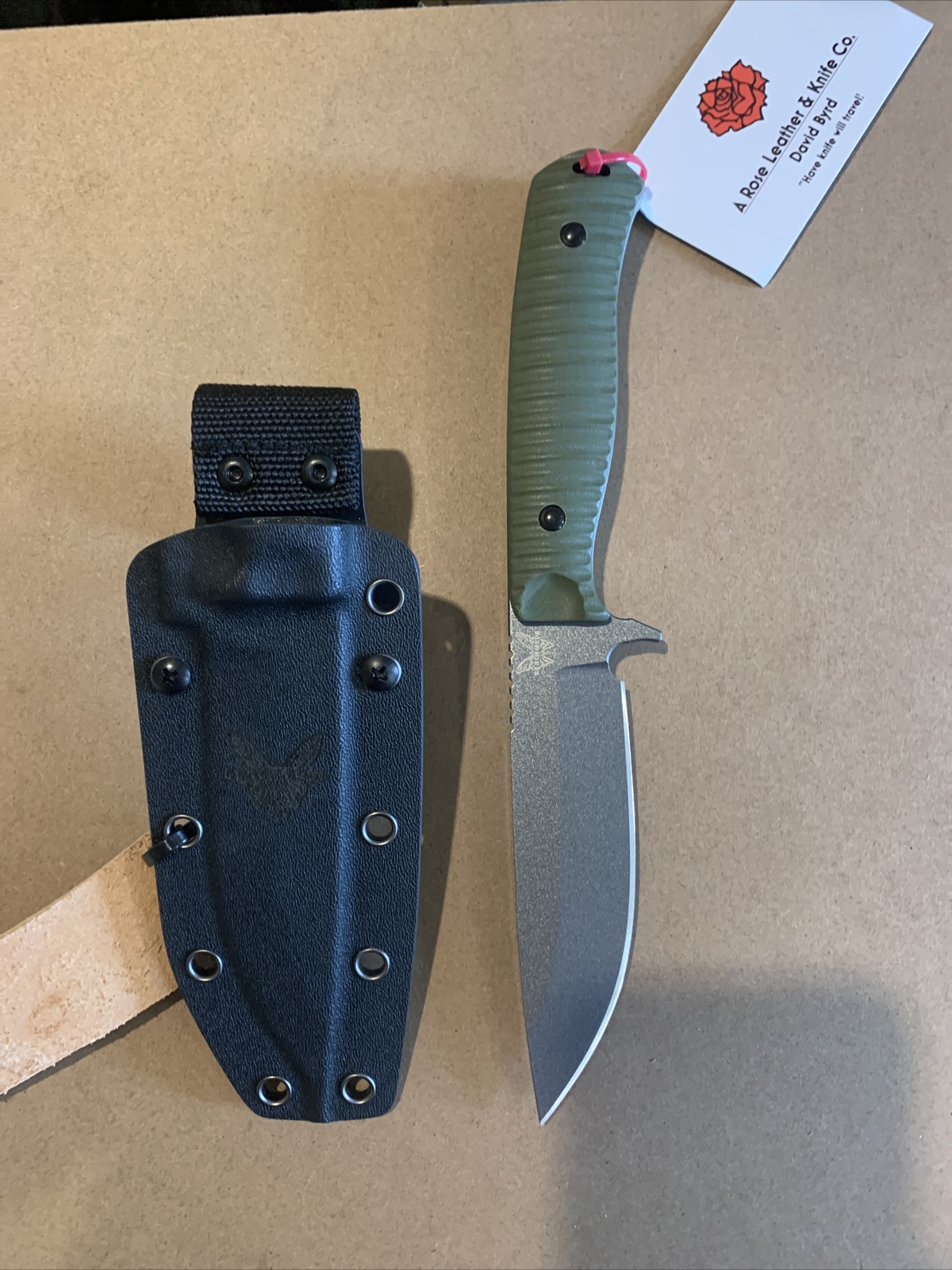 Benchmade Anonymous fixed Blade Knife. 610953189334 eBay
