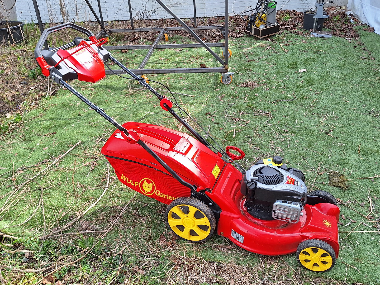 WOLFGarten BenzinRasenmäher A 460 A SP HW, Easy Speed, 46cm, rot