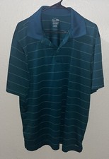 Champion Polo Shirt Adult XL Blue Golfing Golf Lightweight Duo Dry Mens EUC