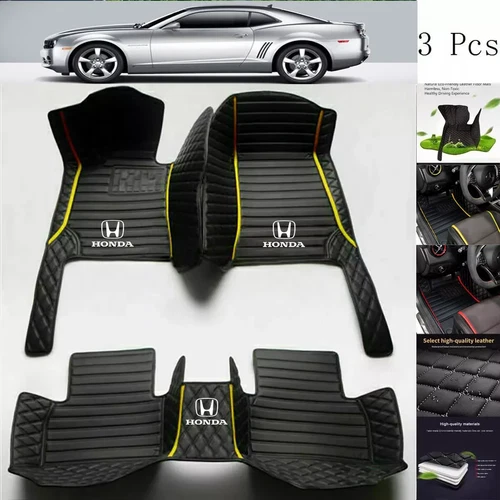 For Honda All Models Waterproof Custom Car Floor Mats Front & Rear Carpet Liner - Picture 9 of 44