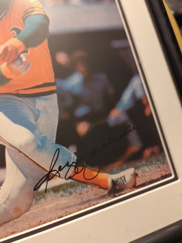 Upper Deck Reggie Jackson Autographed Numbered Framed Picture With COA AUTO - Picture 4 of 13