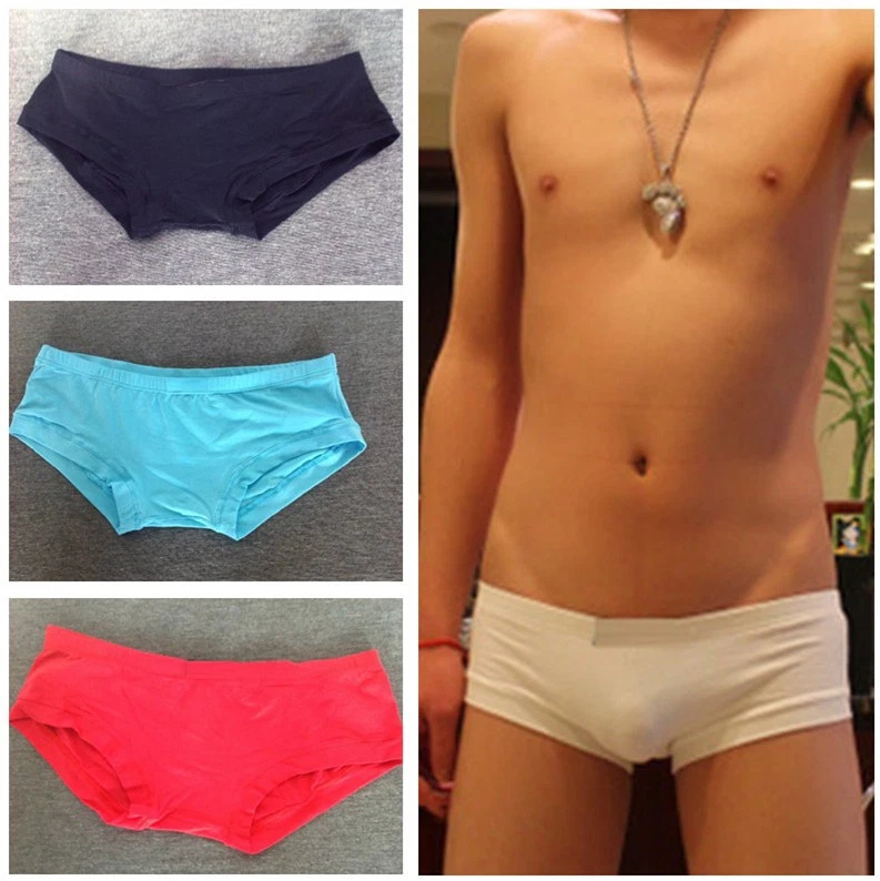 Hot Sale Mens Boys Cotton Underwear Young Man Boxer Briefs Shorts  Underpants