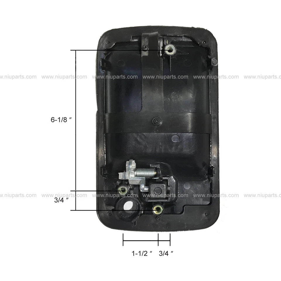 Door Handle Black - Driver Side (Fit: 2008-2017 Isuzu NRR and NPR Trucks) - Image 3 of 3