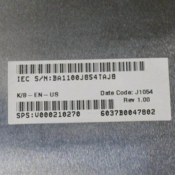 TECLADO HP USADO PROBADO V000210270 BA1100J86I3P93 9ZN4WSV00111CWS54635 A1270 Foto 4 de 4