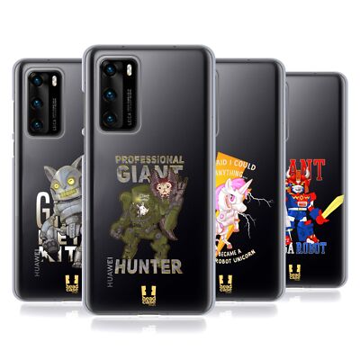HEAD CASE DESIGNS CUTE GIANT ROBOTS SOFT GEL CASE FOR HUAWEI PHONES 4
