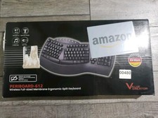 Perixx Periboard-612 Wireless Ergonomic Split Keyboard, Dual Mode 2.4G and BT..