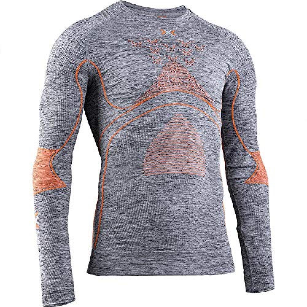 (TG. XXL) X-Bionic Energy Accumulator 4.0 Melange Round Neck Long Sleeves, Strat