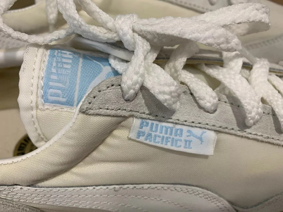 Vintage Puma Pacific II Running Shoes Sneakers 70’s Womens Sz 7 Rare Made Taiwan - Image 2 of 4