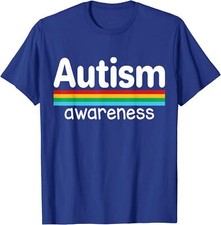 Autism Awareness Month Rainbow Colors Help Support Unisex T-Shirt