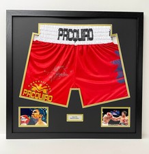 Boxing Shorts Display Frame Signed Memorabili...
