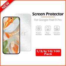 1-100 Lot LCD Clear HD Screen Protector for Android Phone Google Pixel 9 Pro