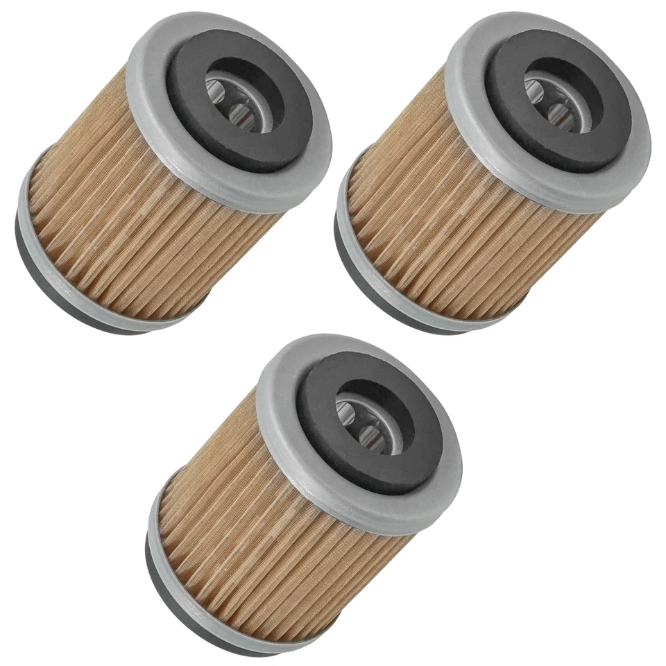 Paquete de 3 filtros de aceite para Yamaha Moto-4 250 YFM250 YFM-250 1989-1992 Foto 3 de 4