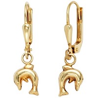 "Jobo \"40085\" Kinder Boutons Delfin 333 Gold Gelbgold Ohrringe OhrhäNger Kindero"