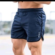 Men's Sports Training Bodybuilding Summer Shorts Workout Fitness GYM Short Pants