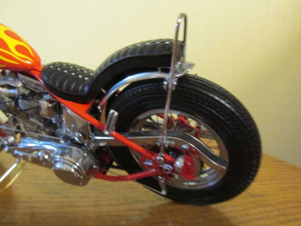 Franklin Mint 1950's Easy Rider Billy Bike Hardtail Panhead 1:10 Diecast Chopper - Image 3 of 4