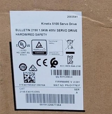  NEW Sealed 2198-E4015-ERS Allen-Bradley 2198E 4015 ERS