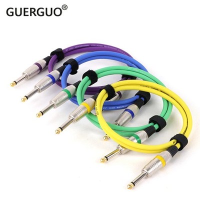 Guitar Patch Cable 6.5mm/6.35mm Mono Jack 1/4 Inch to 1/4 Inch TS Instrument Aud