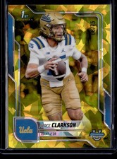 2025 Bowman University Chrome Sapphire #156 Pierce Clarkson Yellow Sapphire #/75