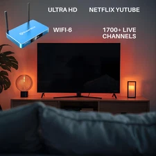 SuperBox S6 Max TV Streaming Box 8K U-HD all featured content No annual fee UHD