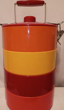 Vintage 4-Tier Stackable Round Lunch Box 1.5 ...
