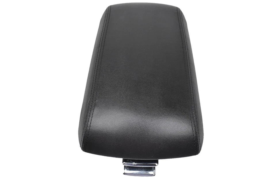 Console central 2007-2010 Lincoln MKX couro preto apoio de braço tampa armazenamento fabricante de equipamento original - Imagem 3 de 4