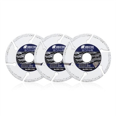 SHDIATOOL 50mm Diamond Cut-off Wheel Metal Saw Blade Disc Multi-Purpose 3pcs