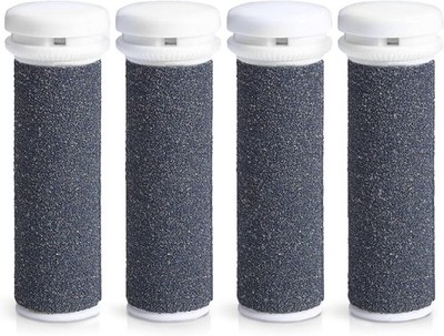 Mineral Ersatzrollen (grau) für Emjoi Micro Pedi im 4er-Pack | Sehr Grob