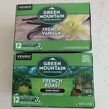Green Mountain Coffee Roasters French Vanilla  French Roast 24 K-Cups