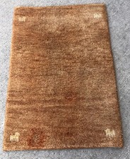 Tapis 95x65cm Gabbeh Indo Moderne  Teppe teppich rugs alfombra tappeto Carpet