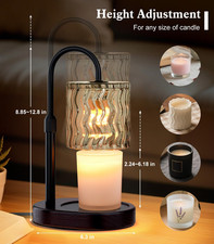 Candle Warmer Lamp Electric Timer Dimmable Candles Warming Lamps Height Scented