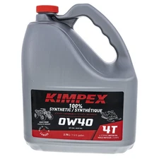 Kimpex 260612 4-S100 0W40 4-Stroke Synthetic Engine Oil 1 Gal ATV UTV Snowmobile