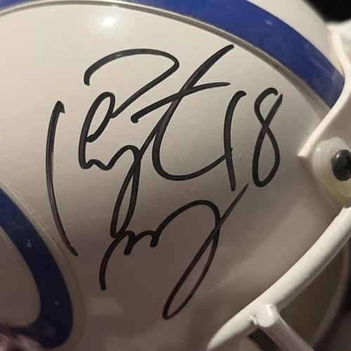 Peyton Manning Signed Indianapolis Colts Minihelmet