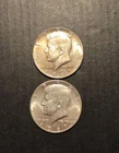 Kennedy Half Dollar 1967 40% Silver Circulated Both Coins Included