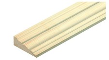 34x12 Pine Decorative Panel Moulding Dado Rail 1M x 4 Total Meters 4
