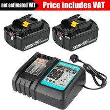 2X For Makita 18V 8.0Ah LXT Li-ion Battery BL1830 BL1840 BL1850 BL1860 / Charger