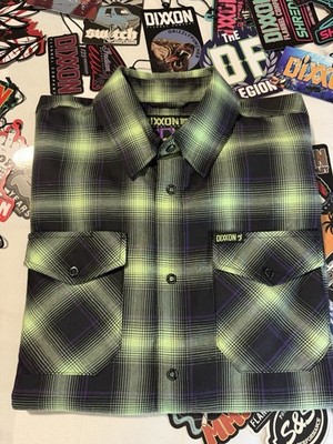 Dixxon Men's Long Sleeve Flannel Dimebag Size Medium
