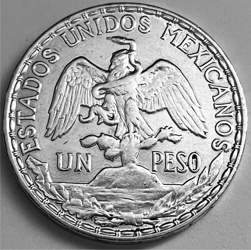 1910 Mexico Peso Caballito — photo from the most recent tracked eBay sale