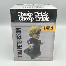 2016 Tom Petersson Cheap Trick Bobblehead SGA Rockford Rivets New In Box