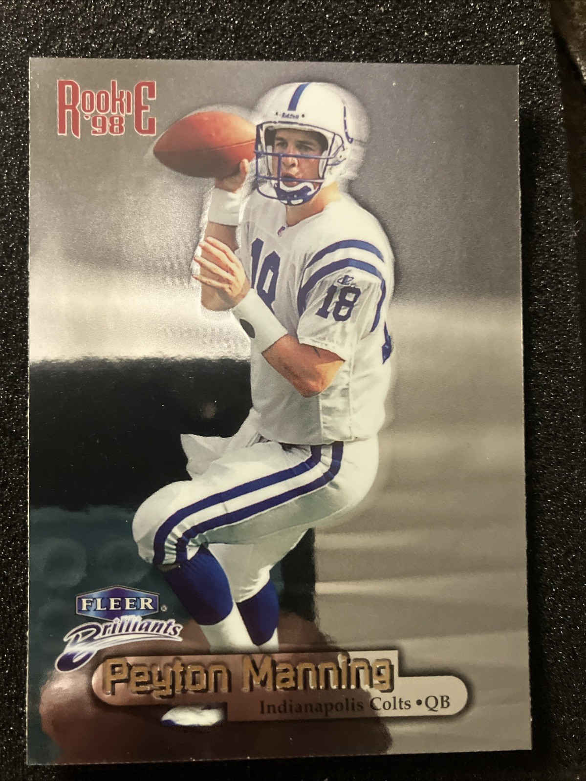 1998 Fleer Brilliants - Peyton Manning #120 (RC)