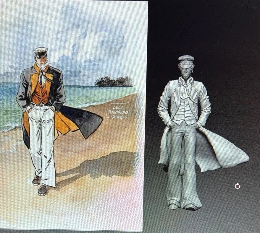 soldatini e figurino, Fumetto Corto Maltese 75 mm