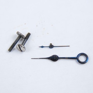 Illinois 18 Size A. Lincoln Blued Pocket Watch Hands & Steel Case Screws