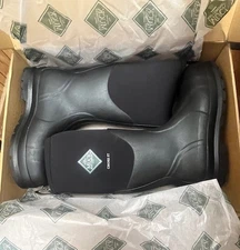 MUCK BOOT COMPANY Men's Chore Hi Steel Toe Light Waterproof  Work Boots Size 10M