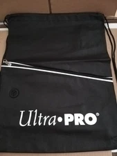 ULTRA PRO BACKPACK TOTE BAG drawstring new with front pocket zipper