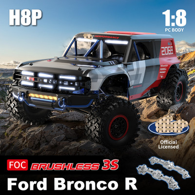 H8P 1/8 RC MJX FOR Ford Bronco R 4WD 4x4 Remote Control Rock
