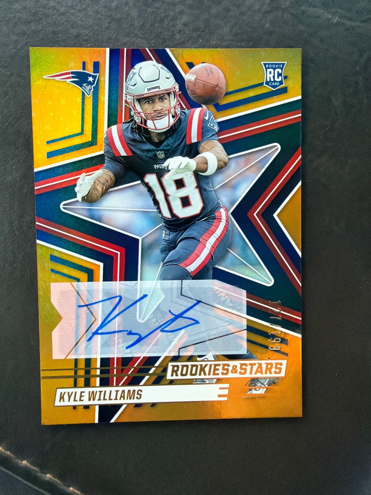 2025 Panini Rookies & Stars - Rookies Kyle Williams #152 Orange Signatures /199