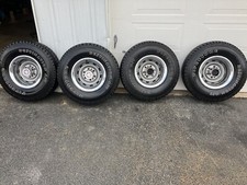Set Of 4 1967-87 Chevy K5 Blazer C10 Truck 4x4 6 Lug 15 X8 Rally Wheels No Tires Set Of 4 1967-87 Chevy K5 Blazer C10 Truck 4x4 6 Lug 15 X8 Rally Wheels No Tires